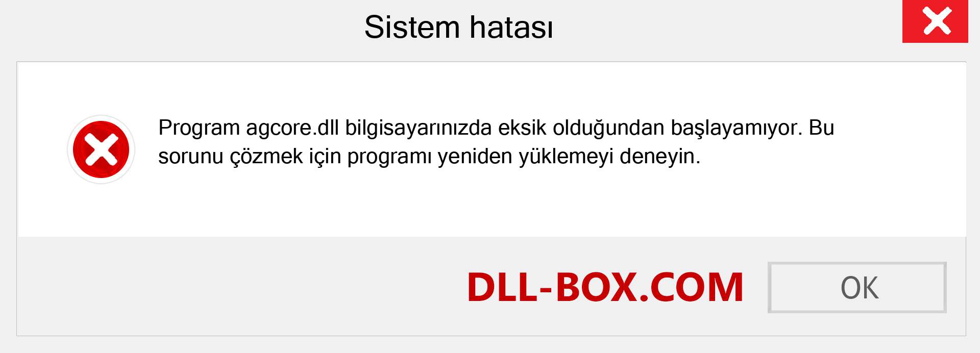 agcore.dll dosyası eksik mi? Windows 7, 8, 10 için İndirin - Windows'ta agcore dll Eksik Hatasını Düzeltin, fotoğraflar, resimler